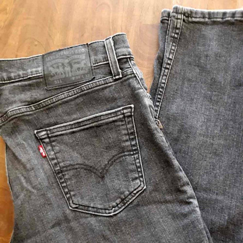Levi's 511 Slim Fit Faded Black Jeans